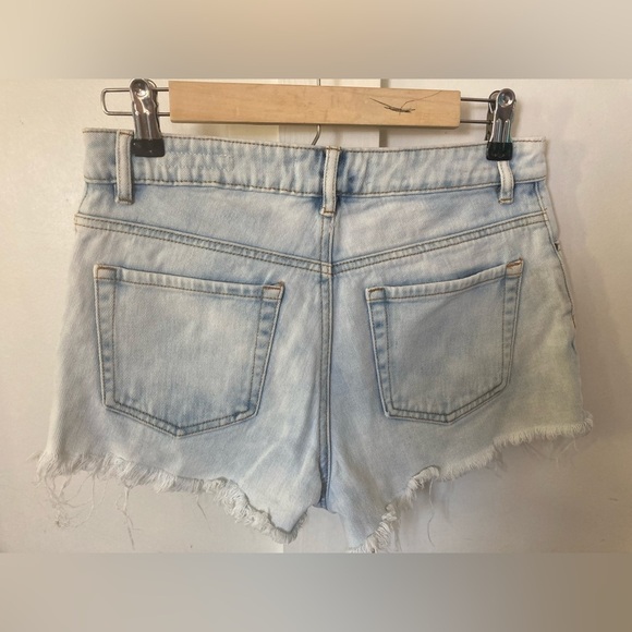 Pacsun high rise denim shorts size 25 light wash - Picture 5 of 8